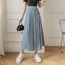 Pleated Chiffon Skirt Pants Thin Casual Women High Waist Wide Leg Pantalones Mujer Korean Fashion Harajuku Ropa Baggy Trousers