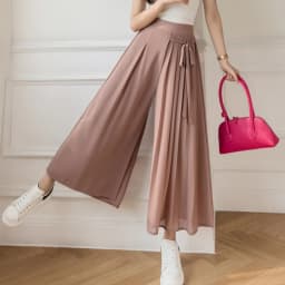 Pleated Chiffon Skirt Pants Thin Casual Women High Waist Wide Leg Pantalones Mujer Korean Fashion Harajuku Ropa Baggy Trousers