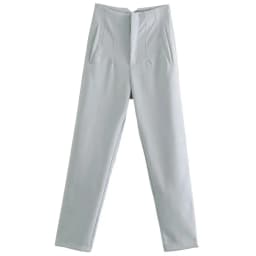 HXAO Women's Pants 2025 Summer High Waist Flared Pants Streetwear Urban Pants Office Wear Woman Elegant Chic Ladies Long Trouser