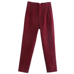 HXAO Women's Pants 2025 Summer High Waist Flared Pants Streetwear Urban Pants Office Wear Woman Elegant Chic Ladies Long Trouser