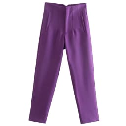 HXAO Women's Pants 2025 Summer High Waist Flared Pants Streetwear Urban Pants Office Wear Woman Elegant Chic Ladies Long Trouser