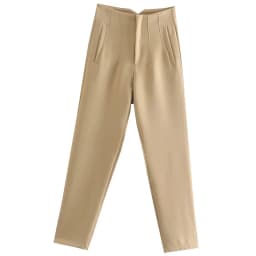 HXAO Women's Pants 2025 Summer High Waist Flared Pants Streetwear Urban Pants Office Wear Woman Elegant Chic Ladies Long Trouser