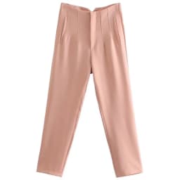 HXAO Women's Pants 2025 Summer High Waist Flared Pants Streetwear Urban Pants Office Wear Woman Elegant Chic Ladies Long Trouser