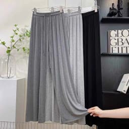 Modal High Waist Draped Wide Leg Pants Women Summer Thin Loose Slim Straight Long Casual Trousers Large Size Sun Protection