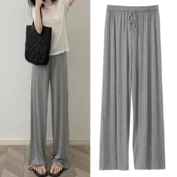 Modal High Waist Draped Wide Leg Pants Women Summer Thin Loose Slim Straight Long Casual Trousers Large Size Sun Protection