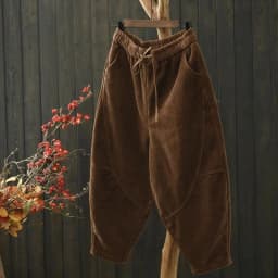 Autumn Winter Female Loose Thicken Pant Ladies High Waist Corduroy Trousers Women Large Size 4XL Casual Carrot Pantalons
