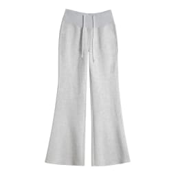Grey American Style Retro Flared Sweatpants Women's Spring New High Waist Casual Slimming Sports Bell Bottoms