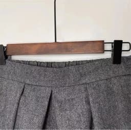 Loose Woolen Wide Leg Skirts Pants Women Pleated Casual Pants Winter Autumn Straight Trousers Elastic High Waist Fat Leg Pants