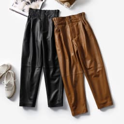Genuine Leather Pants Women Winter 2026 New Fashion Elastic High Waist Pants Women Harem Pants Casual Trouser Female