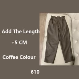 Genuine Leather Pants Women Winter 2026 New Fashion Elastic High Waist Pants Women Harem Pants Casual Trouser Female