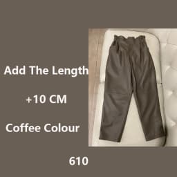 Genuine Leather Pants Women Winter 2026 New Fashion Elastic High Waist Pants Women Harem Pants Casual Trouser Female