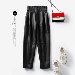 Genuine Leather Pants Women Winter 2026 New Fashion Elastic High Waist Pants Women Harem Pants Casual Trouser Female
