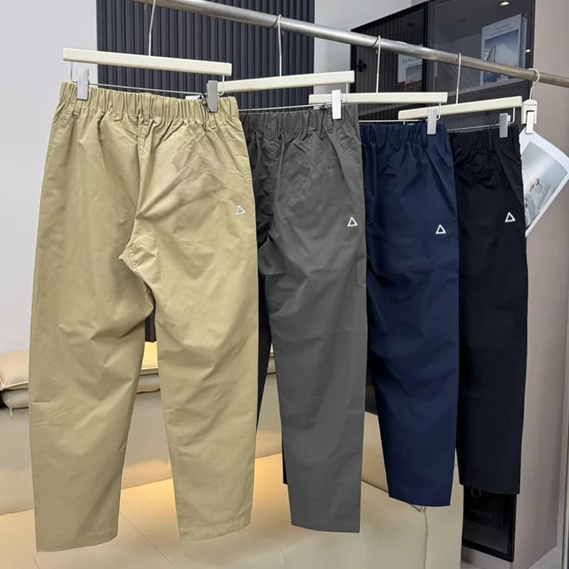 Early Autumn Men's Outdoor Work Pants Casual Soft  Triangular Label American Style Long Trousers Versatile Straight Leg