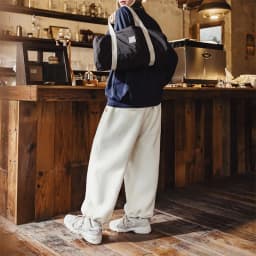 Maden Women's Autumn Winter Casual Pants With Plush Insulation And Fleece Sports Pants Knitted Straight Leg Pants