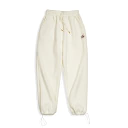 Maden Women's Autumn Winter Casual Pants With Plush Insulation And Fleece Sports Pants Knitted Straight Leg Pants