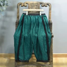 Johnature 2025 Autumn New Belt Wide Leg Pants For Women Solid Color Elastic Waist Trouser Loose Vintage Casual Female Pants
