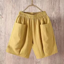Pure Cotton Linen Harlan Casual Pants Printed Nine Points Loose Mom Pants Thin Cotton Linen plus Size High Waist Korean Sle
