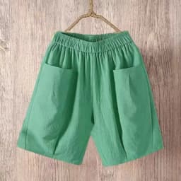 Pure Cotton Linen Harlan Casual Pants Printed Nine Points Loose Mom Pants Thin Cotton Linen plus Size High Waist Korean Sle