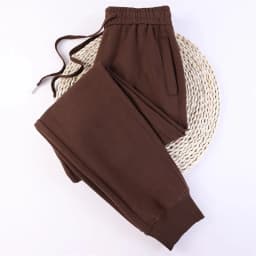 Casual Trousers Women's 100% Cotton Straight Pants Pink Sweatpants Loose Female Drawstring Bundle Foot Harem Pants Spring Autumn