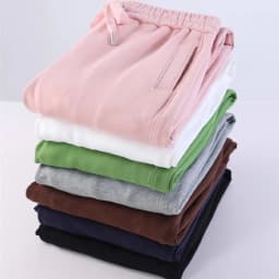 Casual Trousers Women's 100% Cotton Straight Pants Pink Sweatpants Loose Female Drawstring Bundle Foot Harem Pants Spring Autumn