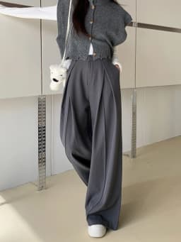 Matakawa Wide Leg Pants Women Spring Summer Loose Solid High Waist Pantalones De Mujer Korean Fashion Basics Casual Trousers