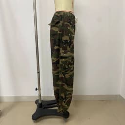 Cargo Pants Women Pant Straight Trousers Elastic Waist Pearls Y2k Streetwear Work Casual Loose Pocket Drawstring Camouflage 2026
