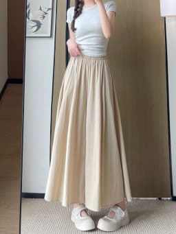 Summer Women Wide Leg Pants Ice Silk Breathable Long Skirt Pants Elastic Waist Casual Culottes Loose Solid Palazzo Trousers 2026