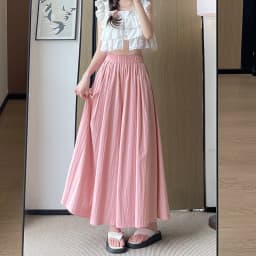 Summer Women Wide Leg Pants Ice Silk Breathable Long Skirt Pants Elastic Waist Casual Culottes Loose Solid Palazzo Trousers 2026