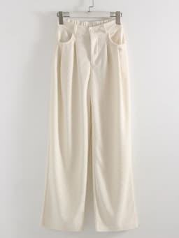 Streamgirl Corduroy Straight Pants Women High Waist Casual Wide Leg Trousers Beige Spring Women Brown Pants Vintage Formal