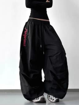American Y2K Paratrooper Pants Women Hip Hop Oversize Loose High Waist Cargo Pant Harajuku Summer Retro Streetwear Bf Trousers