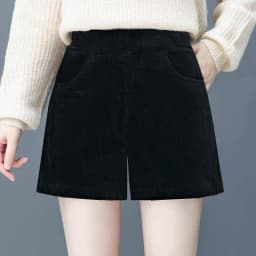 Afashion Lamb Velvet Wide Leg Pants Women's Thickened Autumn Winter Casual Slim Fit Corduroy Warm Straight Leg Trousers Hi