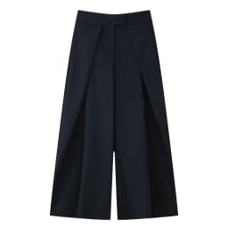 BSAY Pleated Pants for Women Fashion Autumn Winter New Solid Color Chic Female Elastic High Waist Wide Leg Trousers Mujer