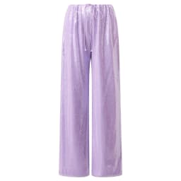 Fashion Women's Sparkle Sequin Pants 2026 New Y2k Girls Lightweight Elastic Waist Wide Leg Loose Pants Trousers