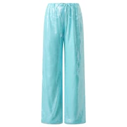 Fashion Women's Sparkle Sequin Pants 2026 New Y2k Girls Lightweight Elastic Waist Wide Leg Loose Pants Trousers