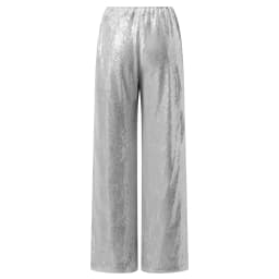 Fashion Women's Sparkle Sequin Pants 2026 New Y2k Girls Lightweight Elastic Waist Wide Leg Loose Pants Trousers