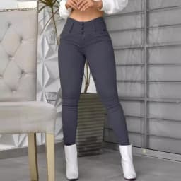 High Waist Pocket Design Skinny Pants Women Pant High Waist Trousers Slim Fit Sexy Pencil Pants Capris 2023 White Autumn Winter
