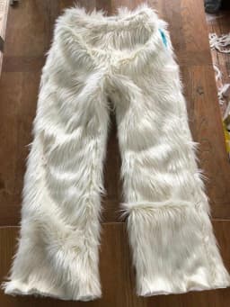 Retro Y2K Plush Loose Pants American Street Hip Hop Gothic Trendy Casual Trousers with Personalized Design Sense