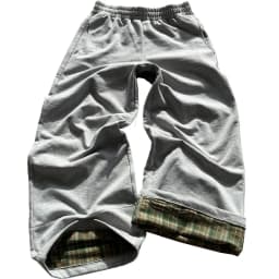 2000s Europe America Autumn Winter Fashion Punk Hip Hop Straight Trousers INS Plaid Vintage Rock Loose Women Casual Sports pants