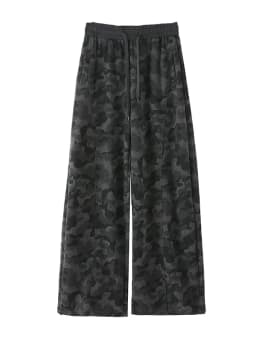 Retro Camouflage Wide Leg Pants Women's High Waist Slimming Loose Straight Casual Sports Sweatpants Spring Autumn New Style