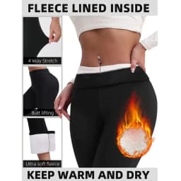 Ultra-Thick Lambswool Warm Leggings Woman Lift Hips High Waist Slim Wide Leg Tights Female Winter Thermal Black Flared Pants