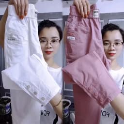 Korean New Fashion Thin Cotton And linen Harun Pants Women Spring Summer  High Waist  All-Match Casual Pants Female Trousers