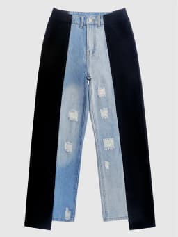 Women Denim Pant Jeans Long Pants Hole Vintage Slim Fit High Waist Straight Trousers Y2k Streetwear Elegant Work Casual 2026