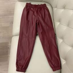 Cargo Pants Women Casual 2026 Winter Autumn New Fashion Genuine Leather Pants Streetwear Trousers
