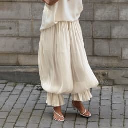 TARUXY Fashion Ruched Long Trousers Women's Elastic Waist Elegance Solid Leisure Trousers 2025 Autumn Commuting Clothing Female
