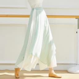 Women Casual Palazzo Pants Classical Dance Trousers Wide Legged Long Pants Gymnastics Practice Skirt Pants For Women Pantalones