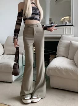 Summer Casual Wide Leg Pants Women's High Waist Long Trousers Draping Feel Good Fit Slimming Effect Business Sle Commute