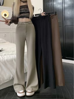Summer Casual Wide Leg Pants Women's High Waist Long Trousers Draping Feel Good Fit Slimming Effect Business Sle Commute