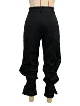 CM.YAYA Women Ruched Straight Wide Leg Pants Fashion 2026 Summer Street INS Casual Party OL Work Jogger Safari Trousers