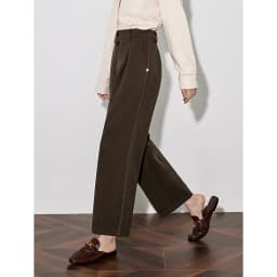 TOYOUTH Women Casual Pants 2024 Autumn and Winter New Ankle Length Stright Wide Leg Woolen Suit Pants
