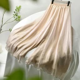 New Women's Chiffon Pants 2025 Spring Autumn Casual High Waist Ladies Wide-leg Trousers Fashion Personality Femme Skirt Pant